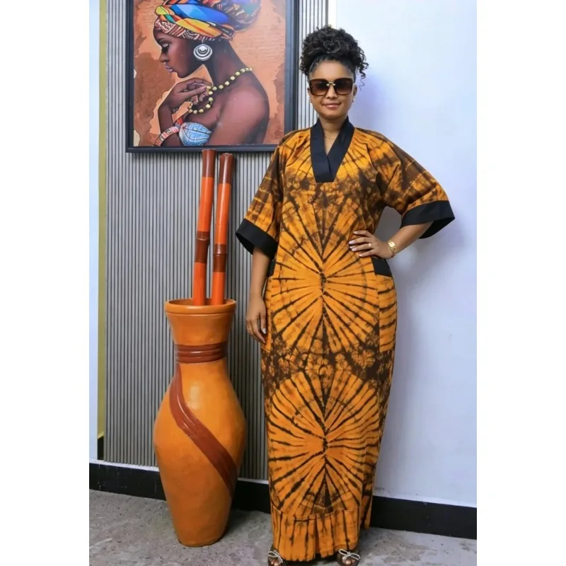 Afrikanische Kleider für Frauen Sommer Elegantes Dashiki Abaya Maxikleid Afrika Kleidung Ankara Kleider 2026 Frühling Herbst Outfits