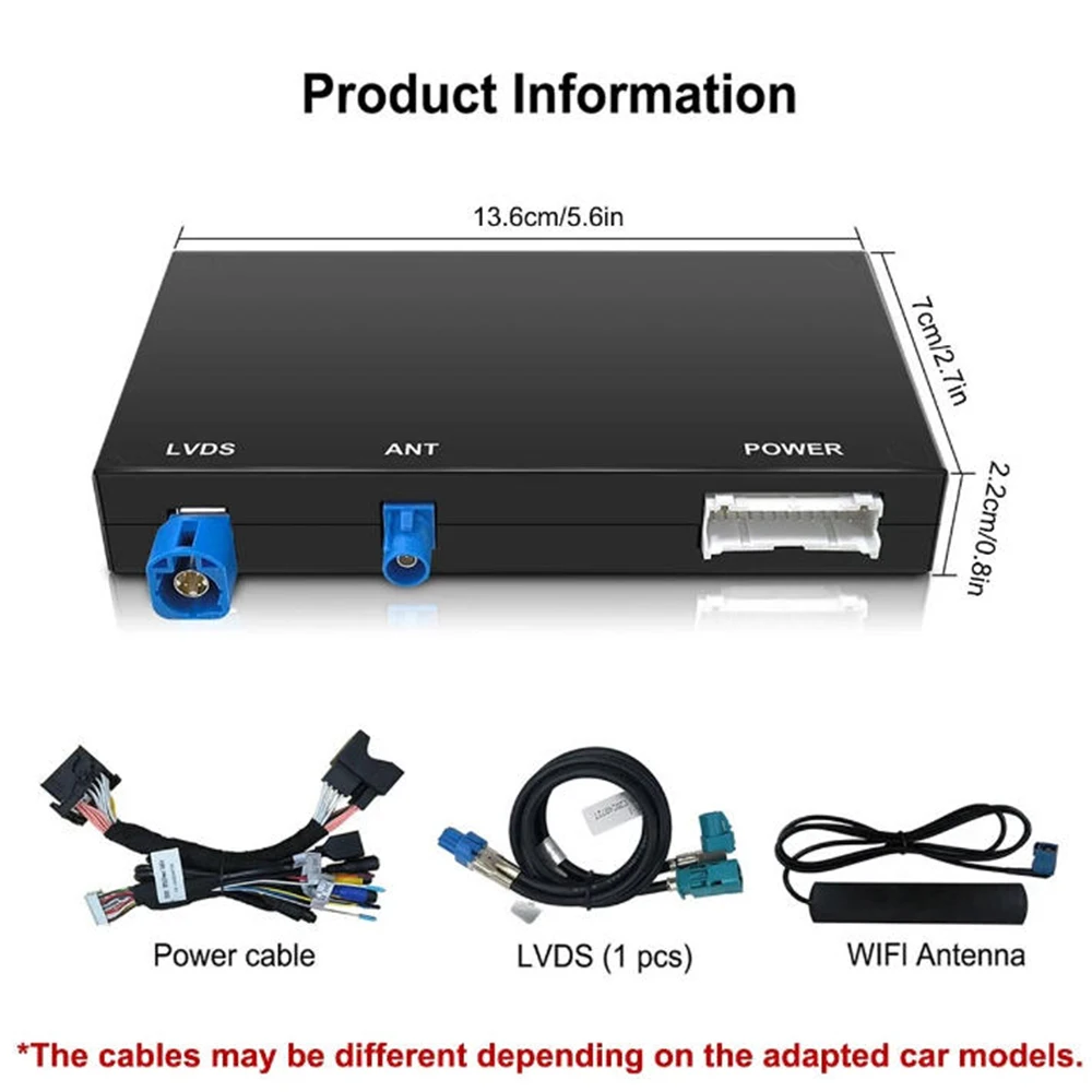 For Audi Q3 (8U) 2012-2018  Wireless CarPlay Android Auto Kit Bosch Car Radio BT
