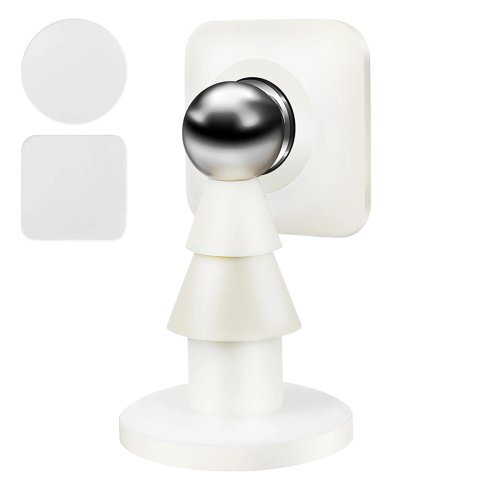 

Magnetic Stopper No Drilling Adhesive Door Holder For Floor Wall Mount Keep Door Protection Magnetic Bumper