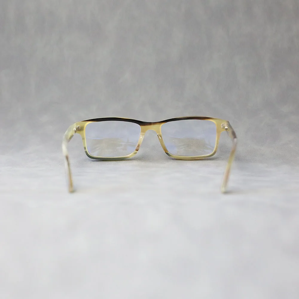 Eyeglass Frames Antique Retro Unique Classic Handmade Natural Horn Reading Man Women's Glasses Frames optical Lenses Eyewear