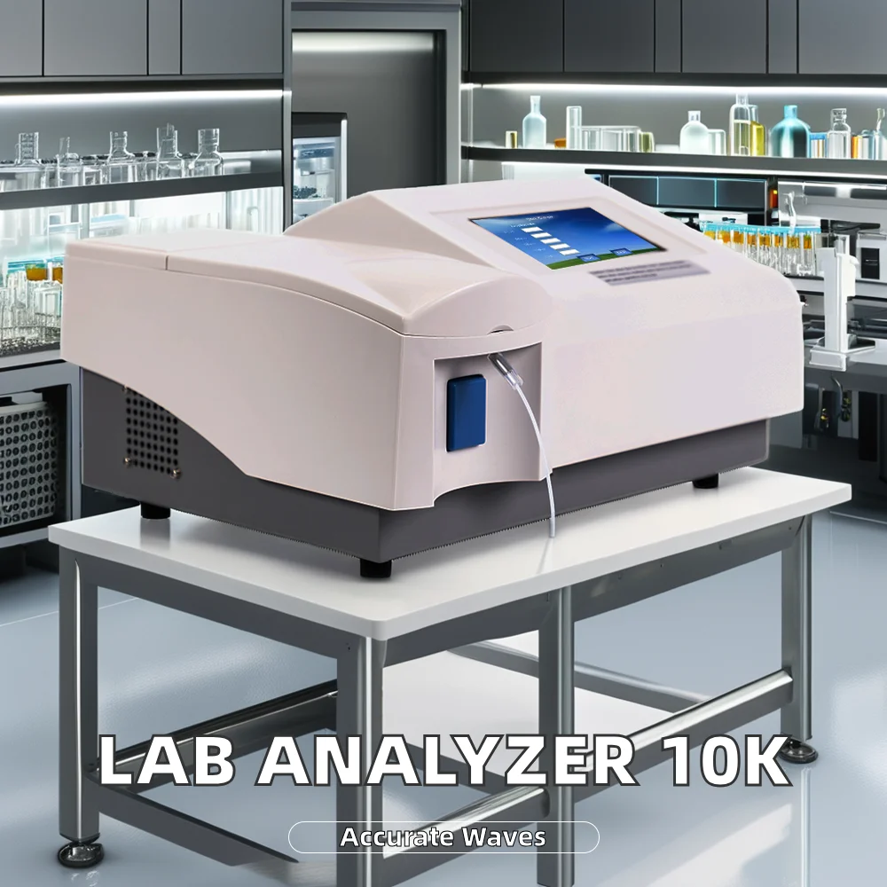 Portable 5 Inches Auto Biochemistry Chemistry Analyzer Clinical Laboratory Analysis Semi-Automatic Blood Instrument