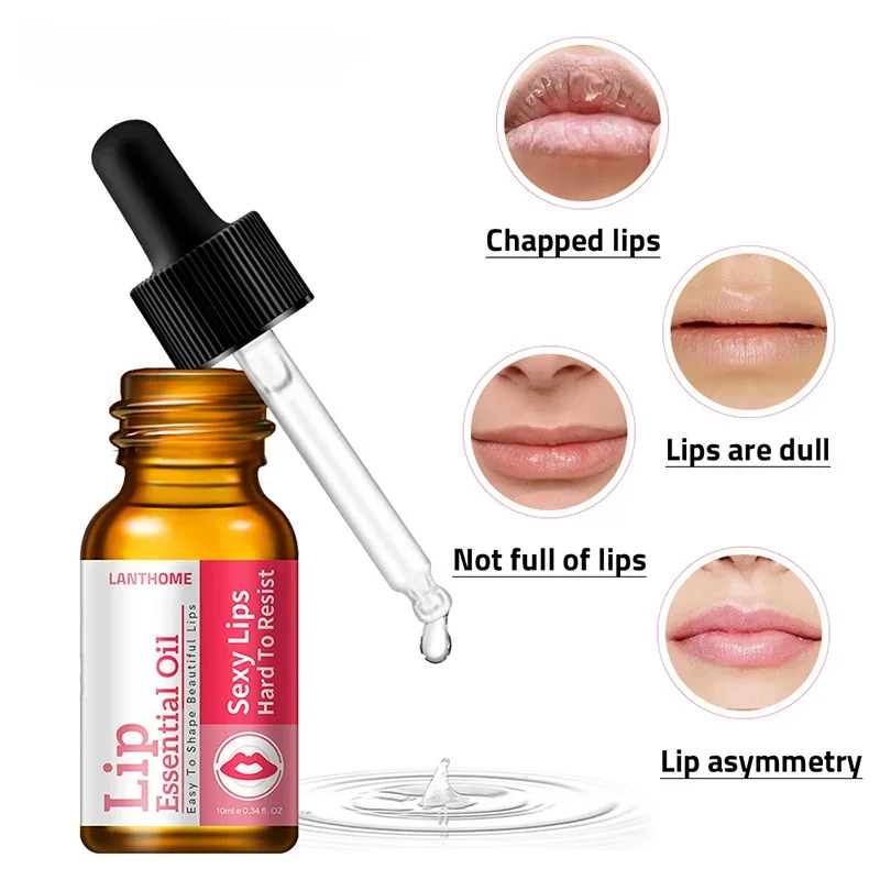 Lip Augmentation Serum Lip Plumper Nourish Oil Remove Dead Skin Moisturize Essence Fade Fine Lines Lips Essential Oils Make Up