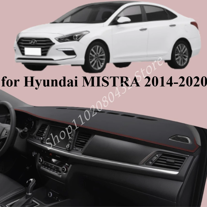 

Car Dashboard Mat for Hyundai MISTRA 2014-2020 Light Blocking Pad Center Console Dash Mat Sunshield Protector