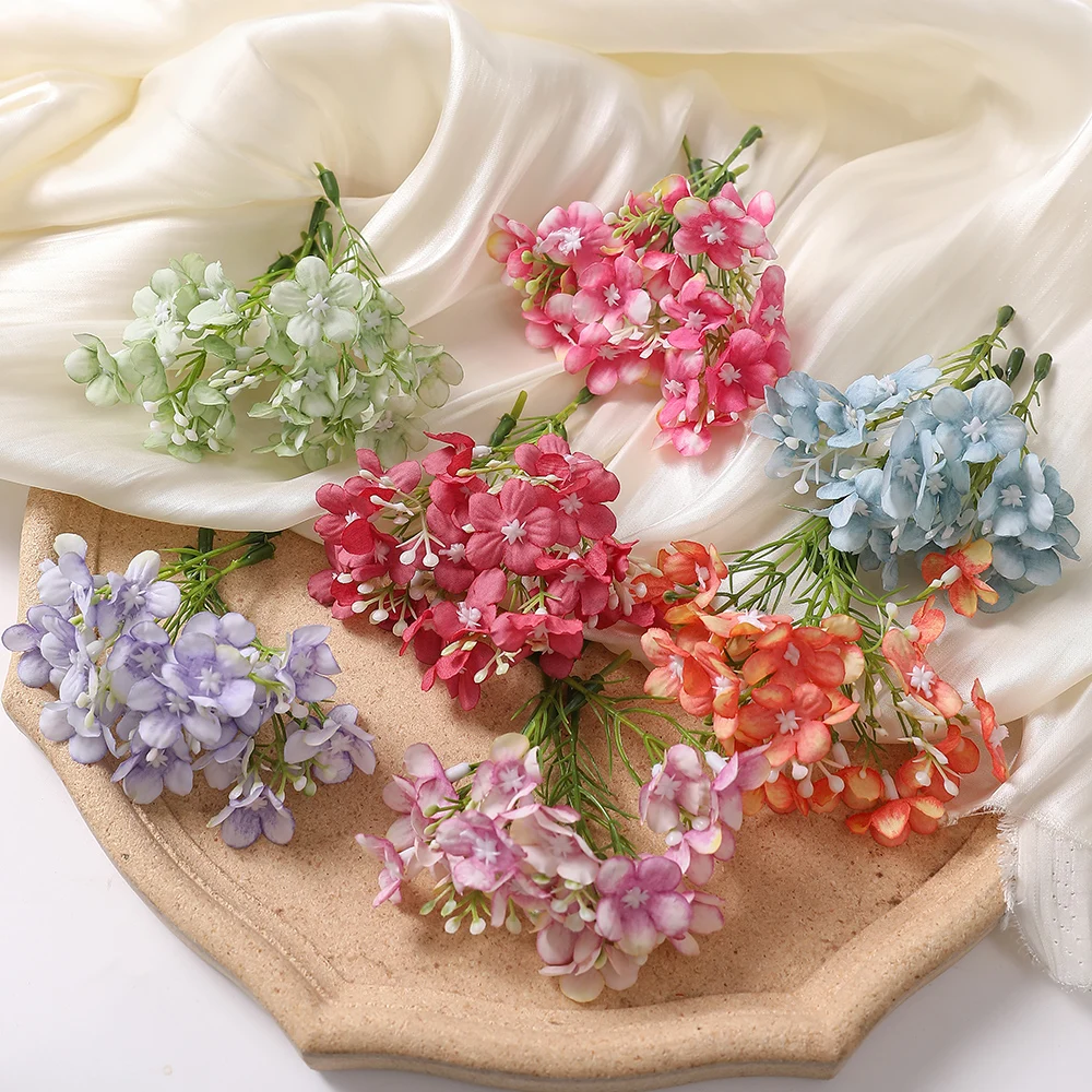 10/20Pcs Silk Daisy Artificial Flowers for Home Decor Wedding Decoration Fake Flower Bride DIY Wreath Scrapbook Gift Accessories