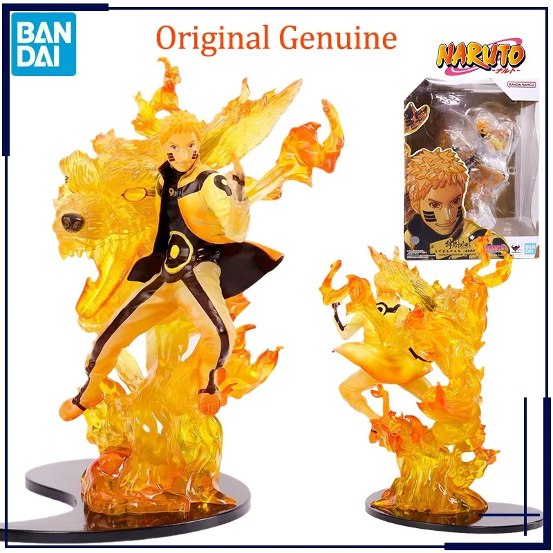 

Original Genuine Bandai Anime NARUTO Uzumaki Figuarts ZERO Relation Model Toys Action Figure Gifts Collectible Ornaments Boys