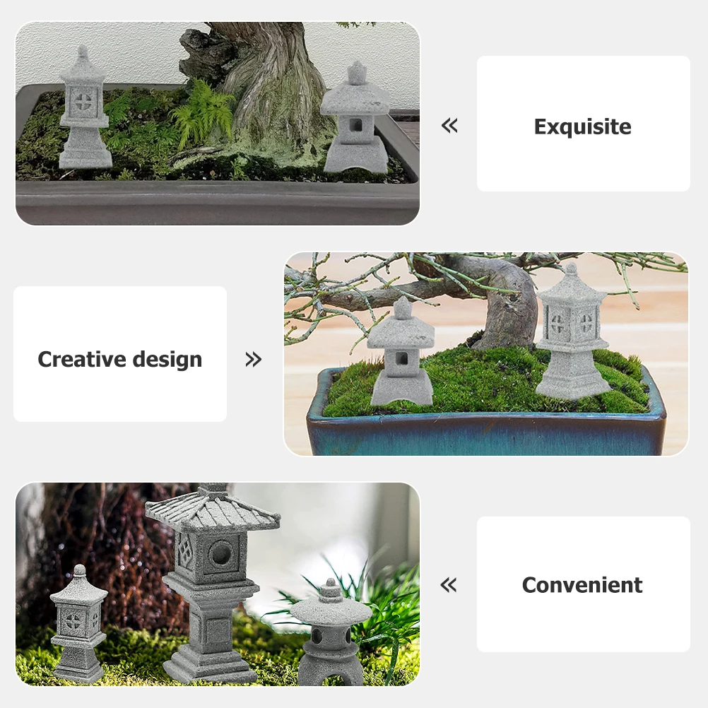 

Pagoda Garden Stone Lantern Decoration Decorations Fish Tank Aquarium Decorative Statues Indoor