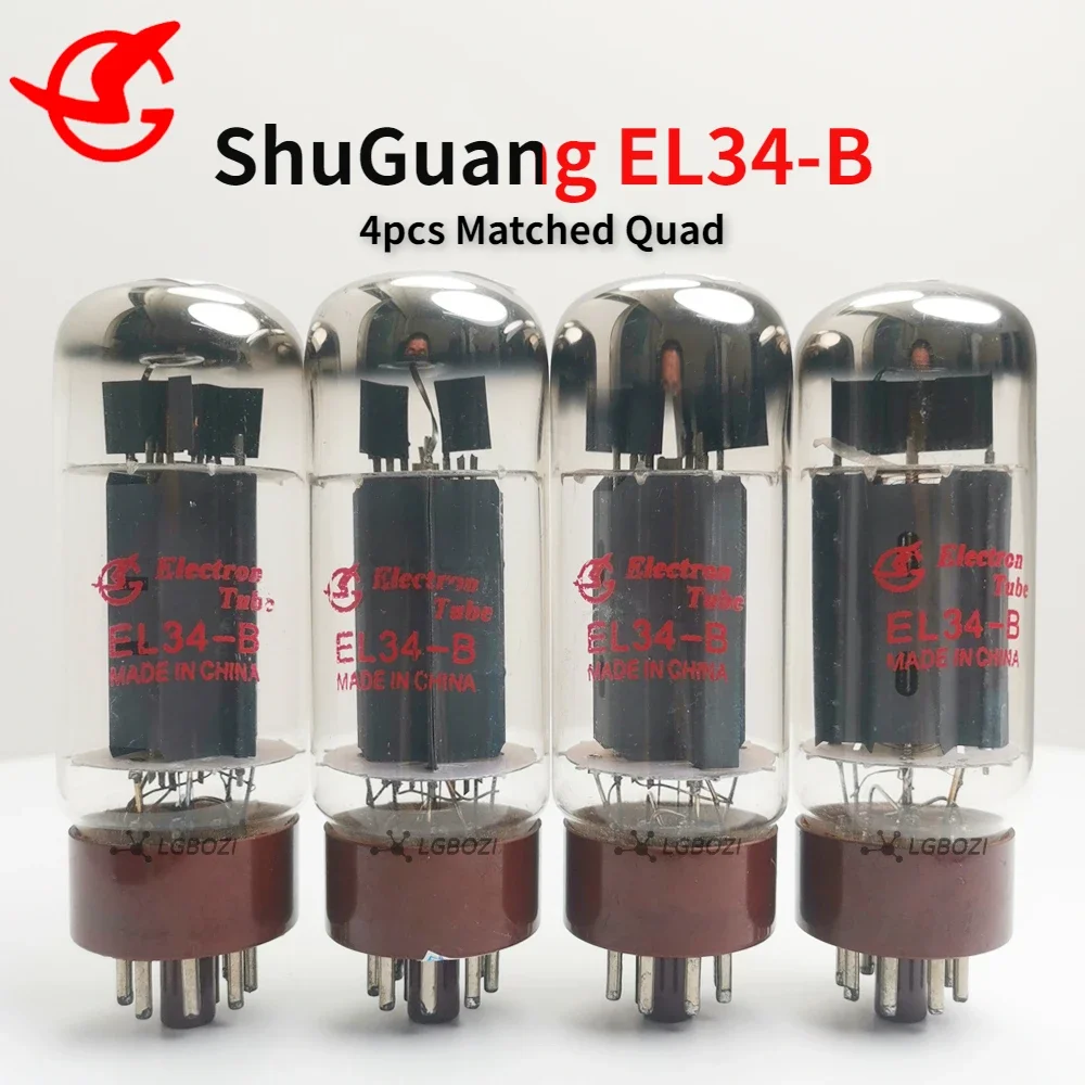 ShuGuang EL34-B Vacuum Tube Replaces 6CA7 EL34B 6P3P 5881 6550 KT88 EL34M EL34 Tube Amplifier HIFI Audio Amplifier