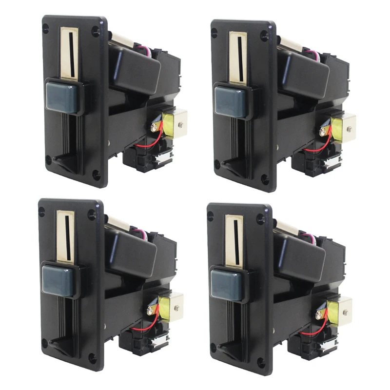 4X Multi Coin Acceptor Coin Pusher Memory For Vending Machine Arcade Game Ticket Exchange