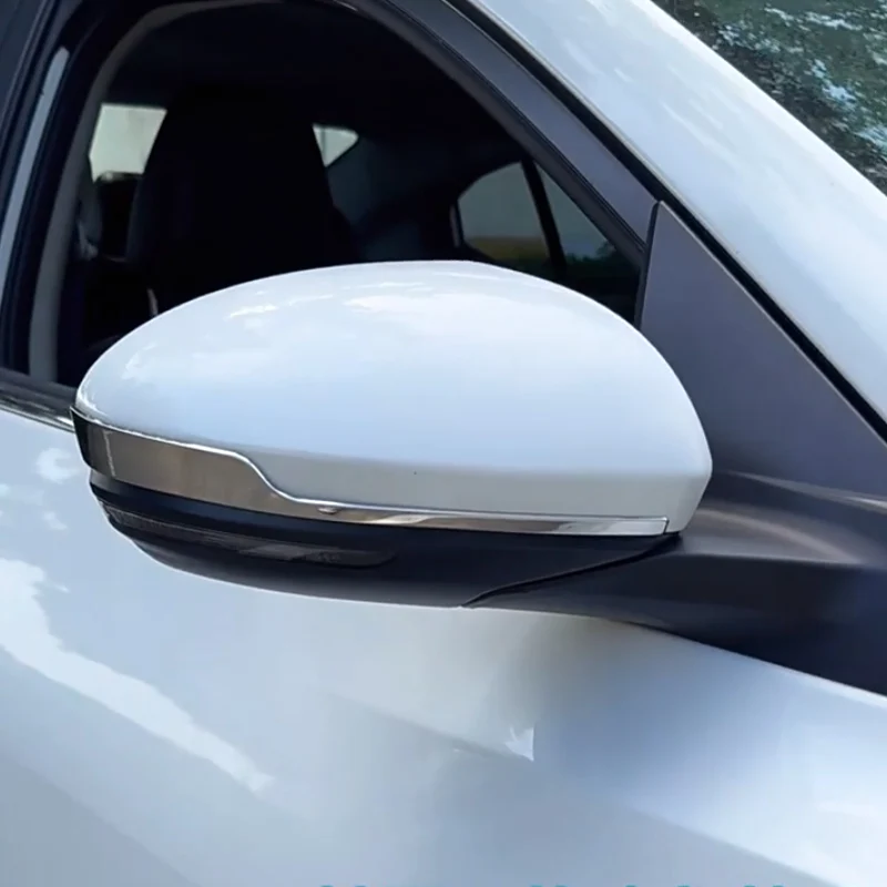 لنيسان سنترا سيلفي B18 2023 2024 2025 مرآة الرؤية الخلفية شريط زخرفي اكسسوارات حماية الديكور الخارجي للسيارة