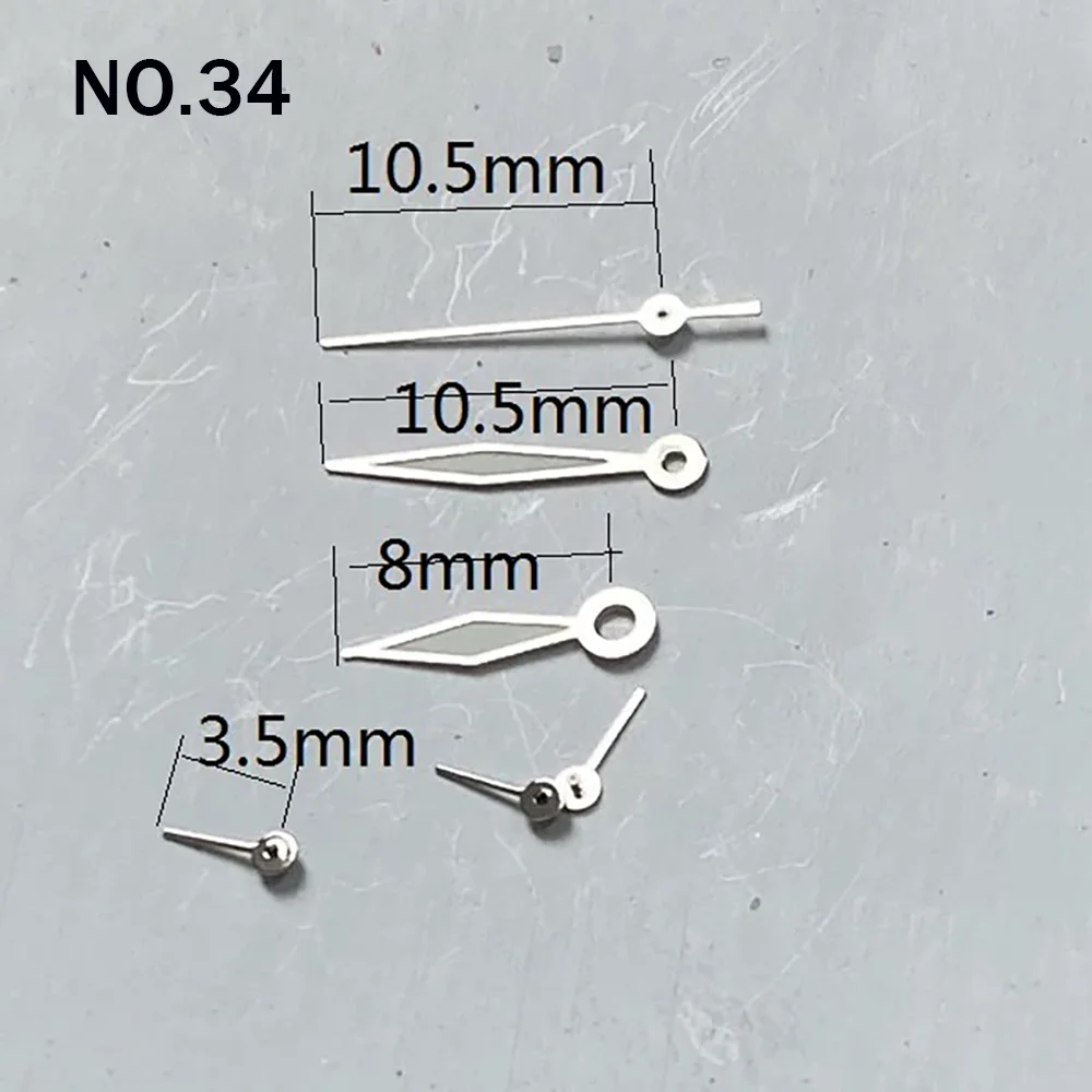 

Watch Accessories Suitable for VD53 Multifunctional Quartz Movement Watch Hands Hour Minute Second Small Three Pointer NO.34-39