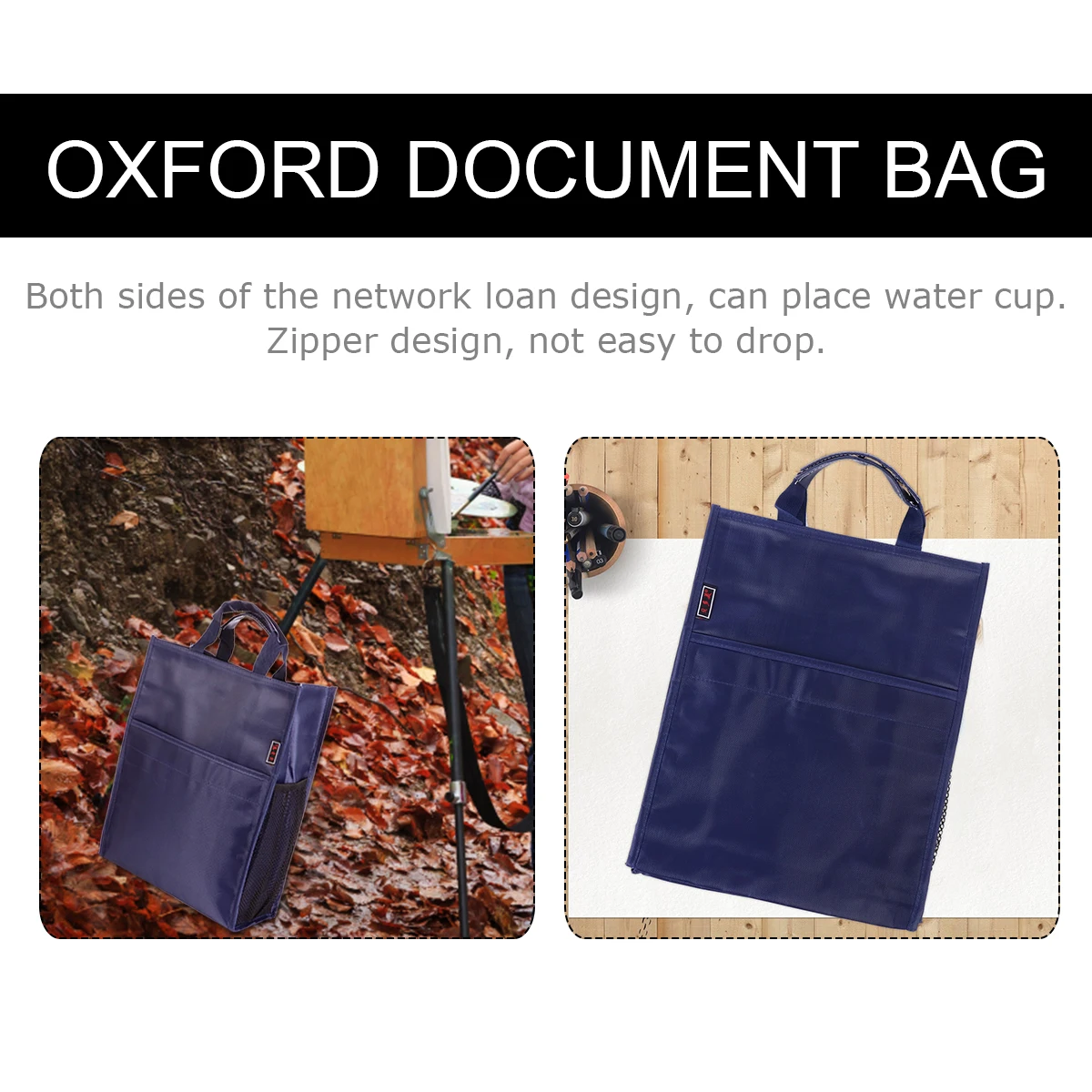 

Waterproof Oxford Cloth Large Capacity File Bag With Separate Pouches Tutorial Organizer