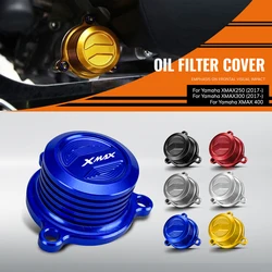 Motorcycle Accessories For Yamaha X-MAX XMAX 125 250 300 400 2017- Water Oil Fuel Filter Tank Cooling Radiating Cover Cap