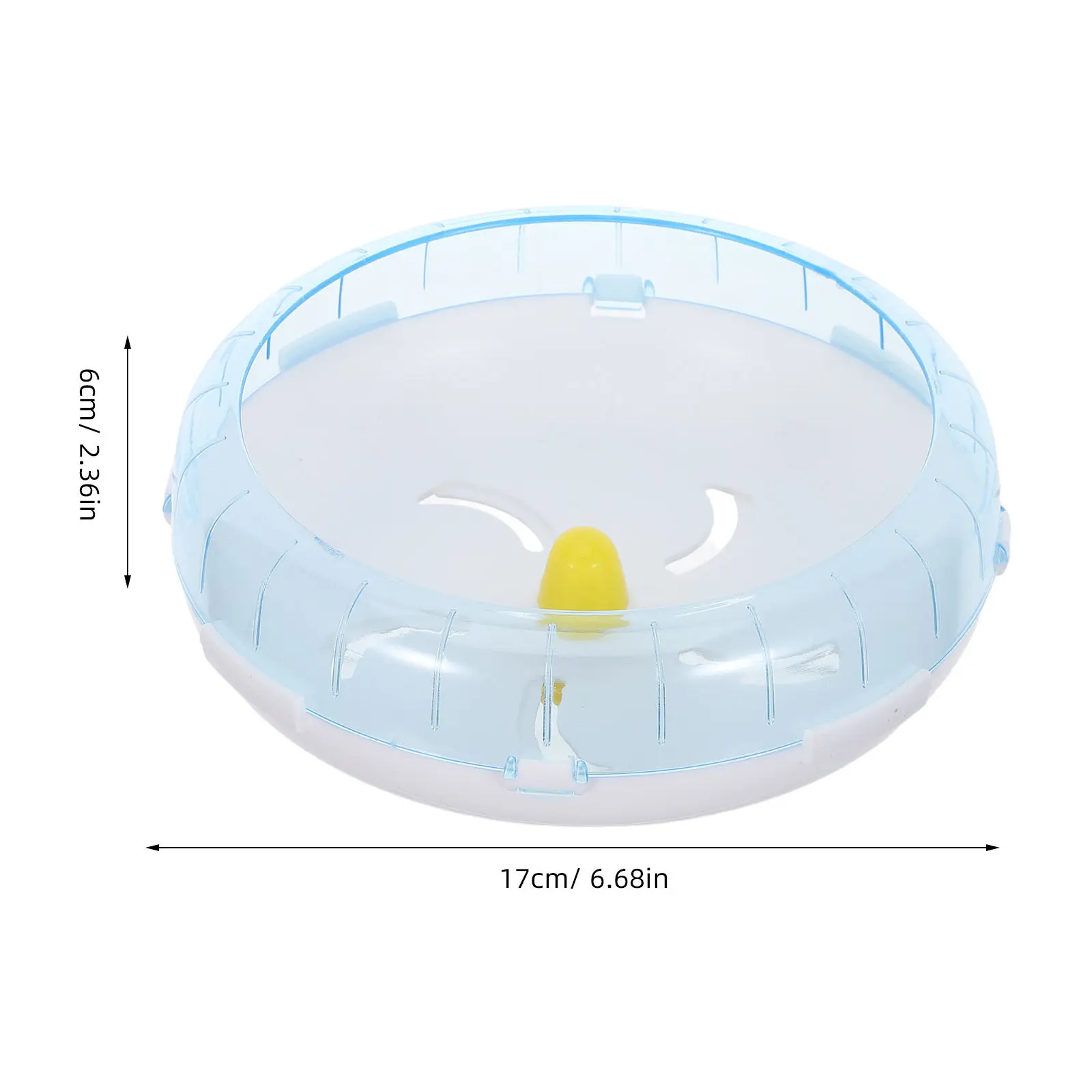 Silent Hamster Wheel 6.7 Guinea Pig Non Slip Track Quiet Pet Exercise Wheel Replacement Gerbil Mouse Syrian Hamster view 3