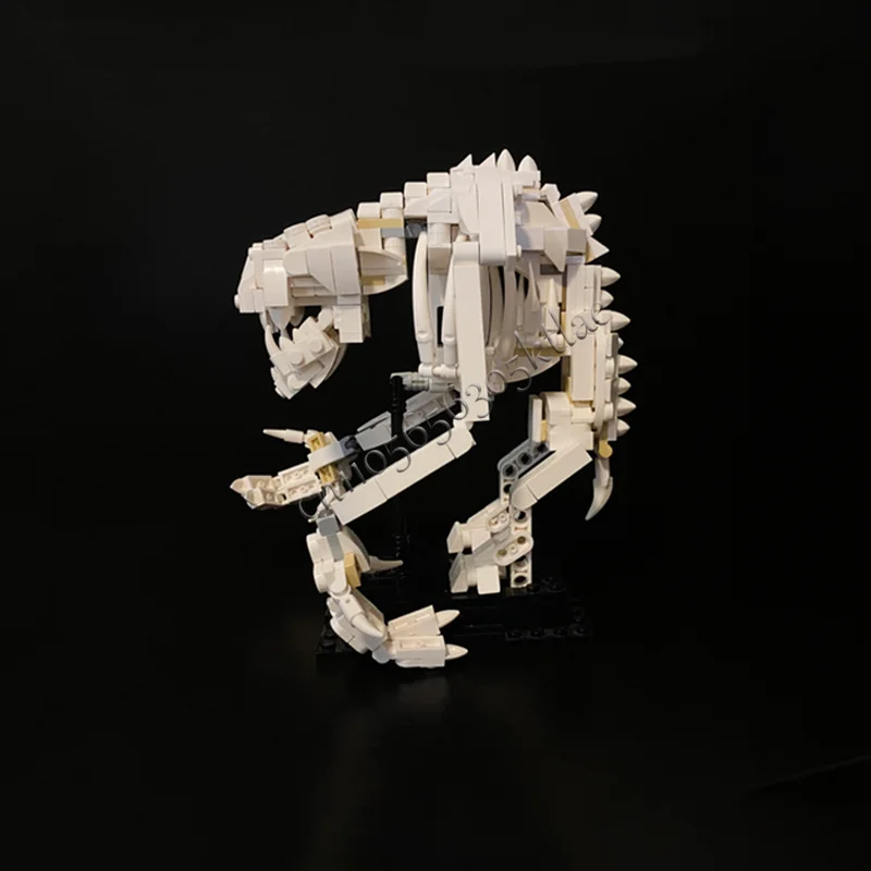 جديد 447 أجزاء MOC سلسلة الأفلام الشهيرة حفريات الديناصور نموذج اللبنات تقنية الإبداعية المرآب الطوب ألعاب أطفال هدية #3