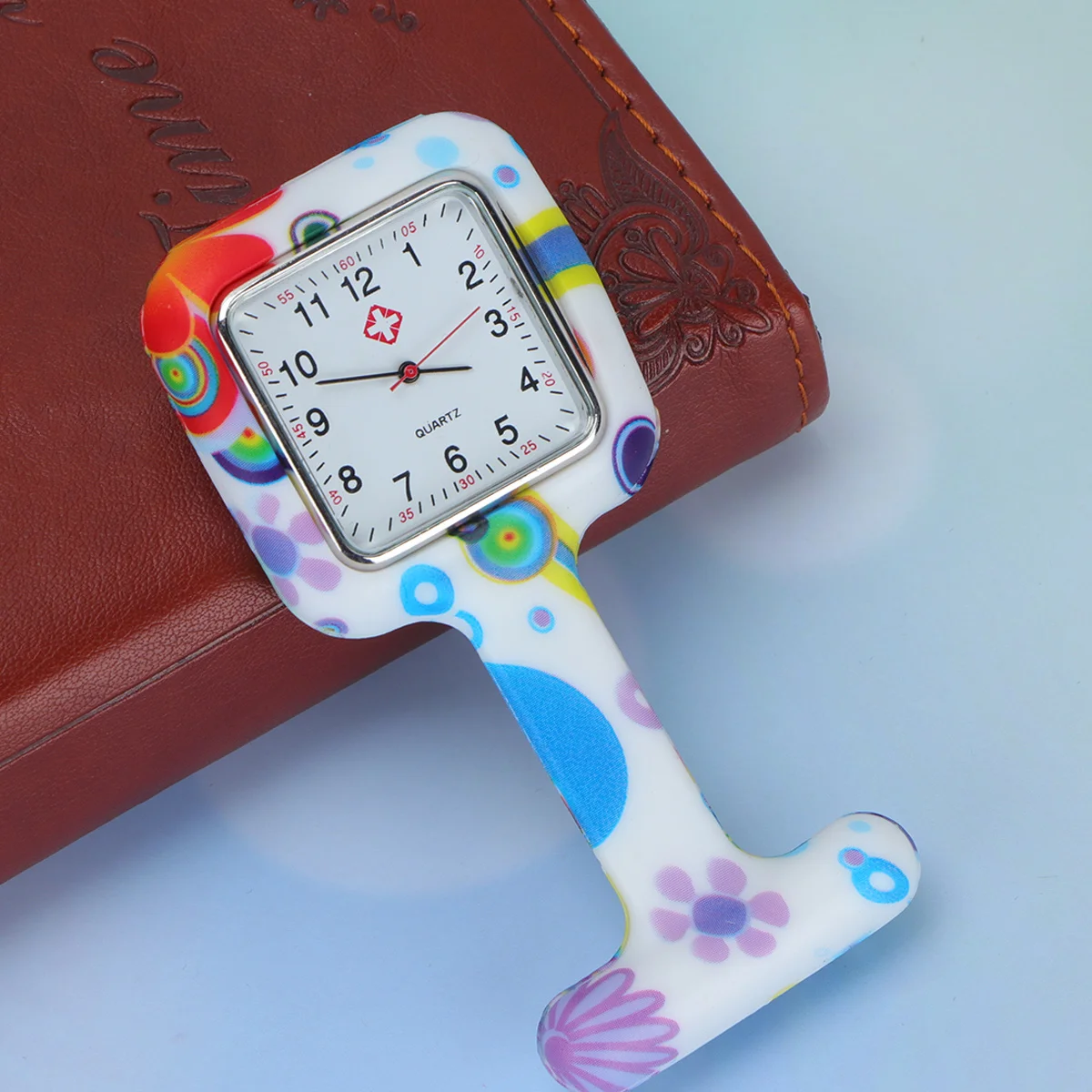 

Watch for Women Badge Reel Nurse Hanging Square Silicone Printed