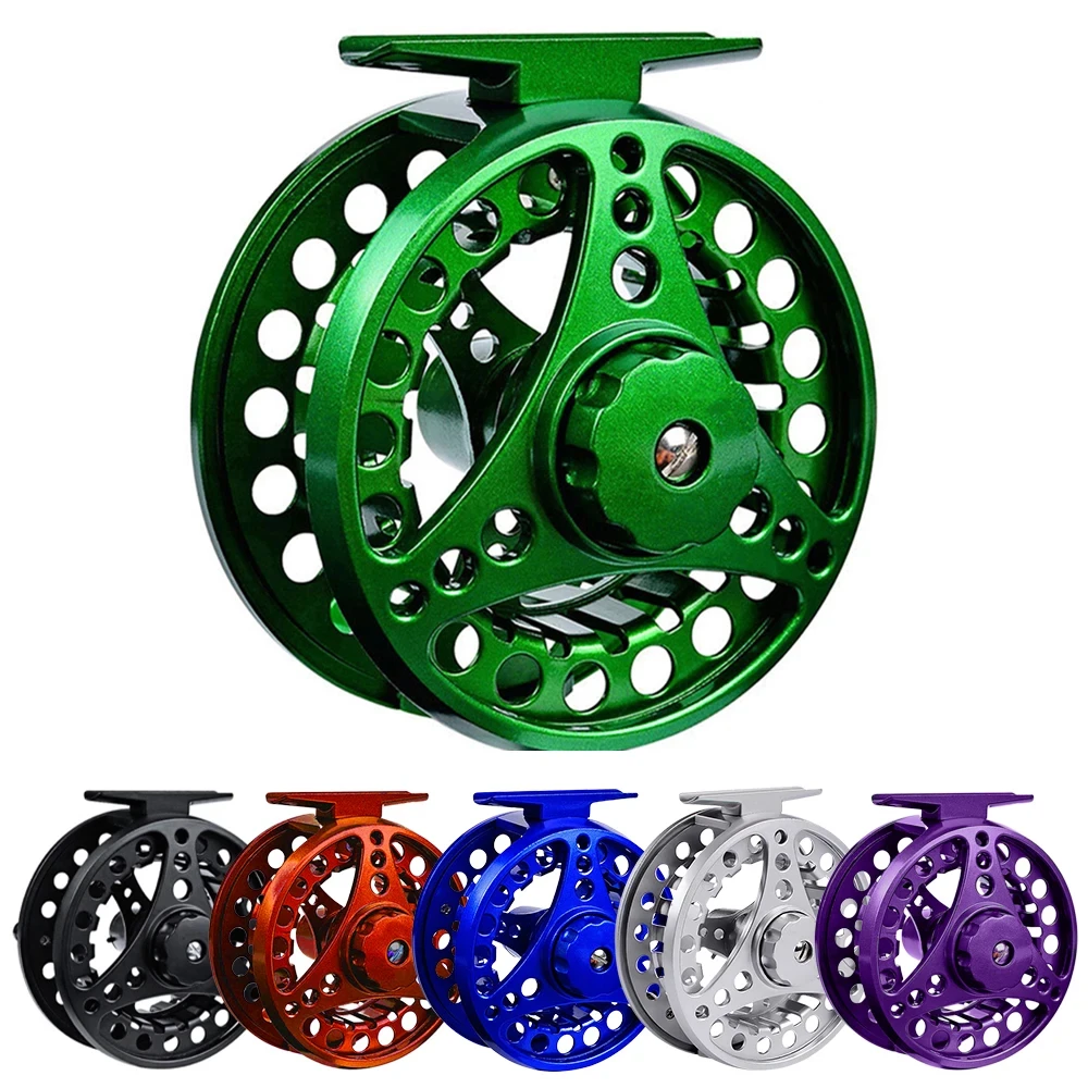 Fly Fishing Reel Aluminum Alloy 3/4 5/6 7/8 WT 2+1BB Interchangeable For Saltwater And Freshwater Fly Wheel Fishing Accessories