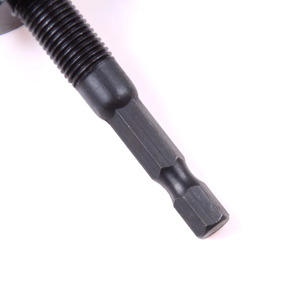 New Keyless Drill Chuck Screwdriver Impact Driver Adaptor 1/4" 6.35mm Hex Shank Drill Bits Power Tools Black 0.3-6.5mm