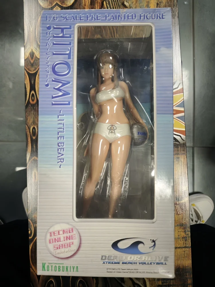 Original KOTOBUKIYA anime Dead or Alive: Xtreme Beach Voleibol figura modelo Asuka juguete coleccionable traje de baño rojo juguete