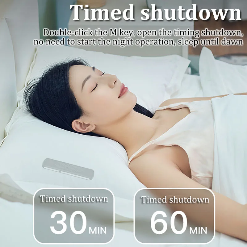 Altoparlante Bluetooth tascabile Soundbar Stereo Wireless a conduzione ossea sotto il cuscino Music Box Built-in White Noise migliora il sonno