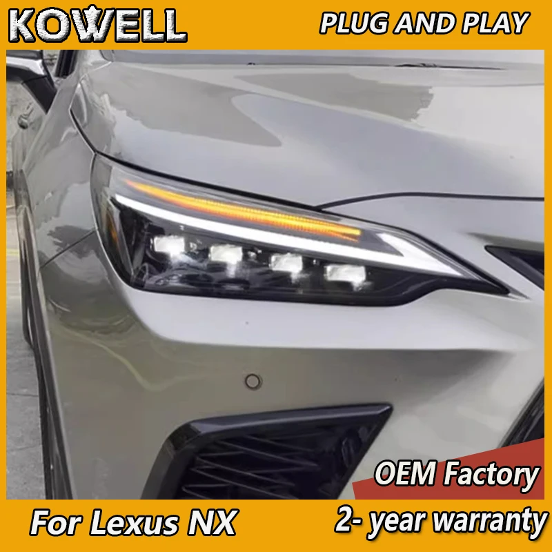 

Car Styling for Lexus NX Headlight 2022-2023 NX Head Light NX260 NX350H DRL Turn Signal High Beam Angel Eye Projector Lens