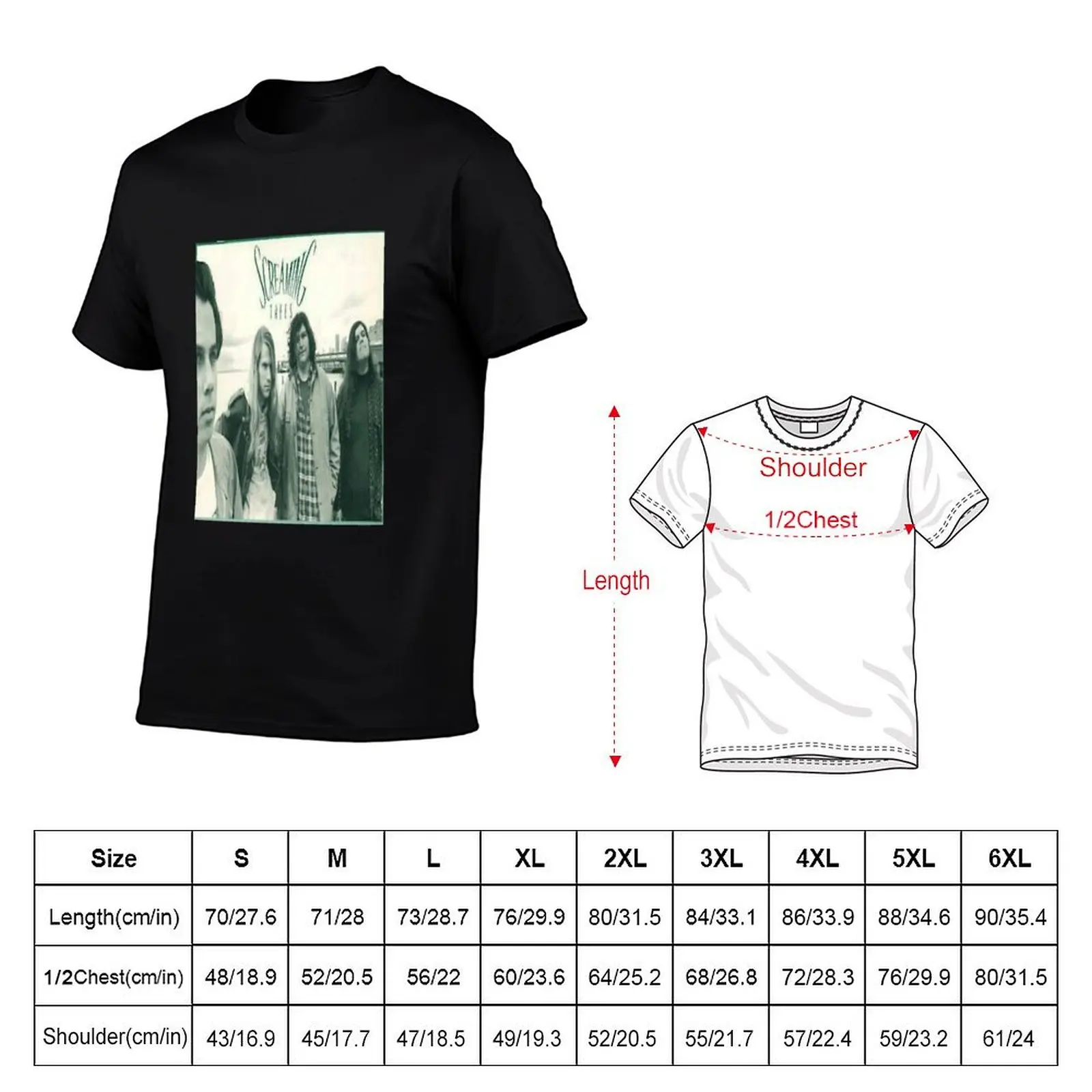 Screaming Trees punk T-Shirt Ultra Soft Breathable Tee Top