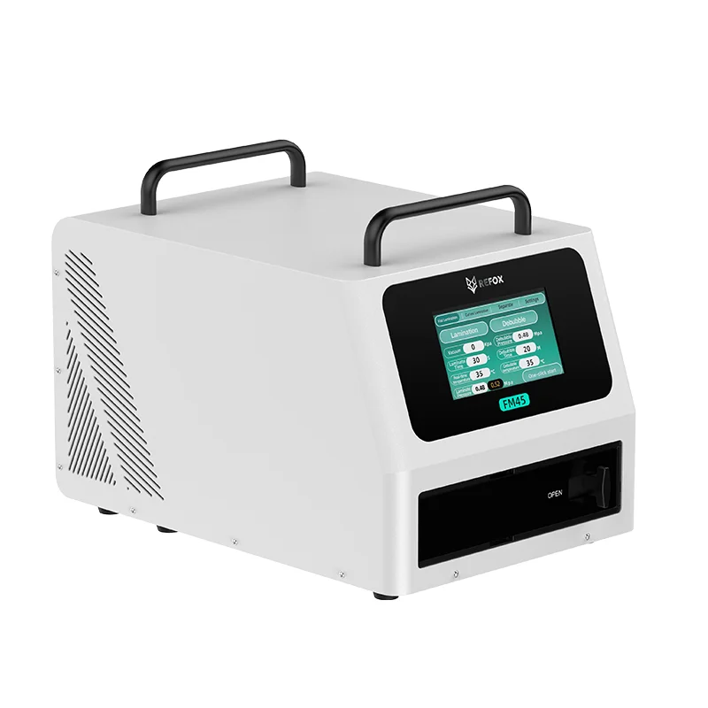 

REFOX FM45 2-в-1 интеллектуальная машина для ламинирования и удаления пузырьков воздуха с плоских и изогнутых экранов, машина для удаления пузырьков с больших планшетов