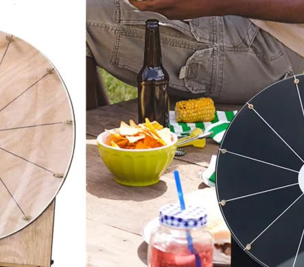 Roue à prix Spinner en bois de 11 pouces, Roulette de Fortune, fournitures de nuit familiales pour les célébrations de vacances, récompenses en classe pour enfants