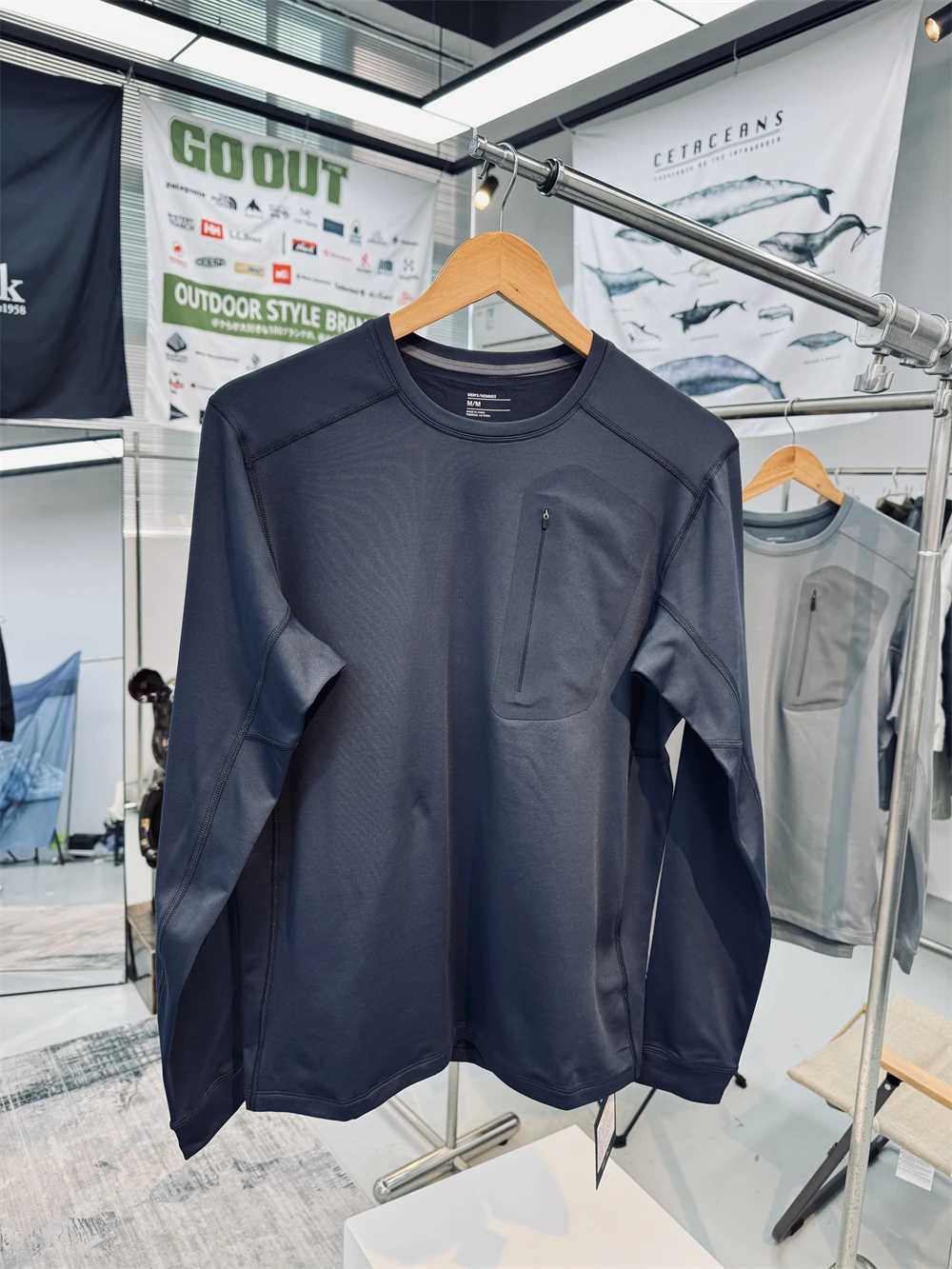 Men's Outdoor Fleece Pullover Hooded Jacket 3D Tailoring round Neck Quick Dry Breathable High Elasticity Base Layer Clothing