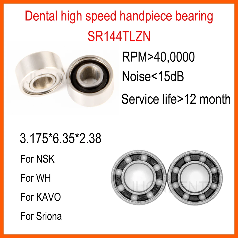 5/10Pcs Dental Bearing Ceramic Bearings For High Speed Dental Handpiece Fit NSK KAVO WH Sirona Dental Accessories