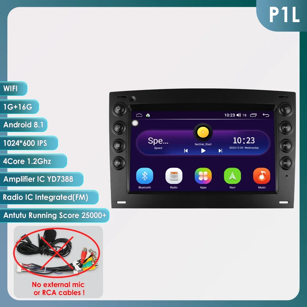 2din Android Auto Radio Voor Renault Megane 2 2002-2009 Auto Multimedia Video Speler Navigatie Stereo Gps Carplay Octa Core 7862
