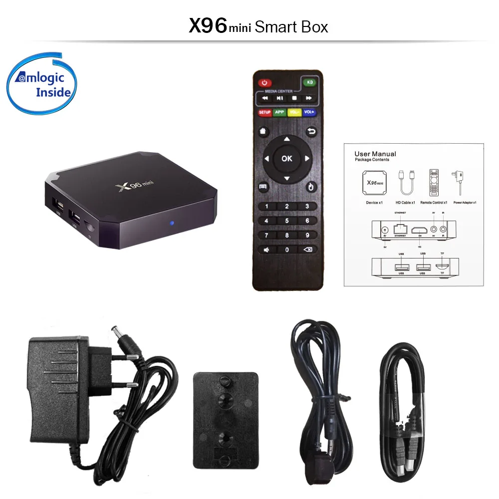 X96Mini Smart TV BOX Android 11 Amlogic S905W2 رباعي النواة 1GB 8GB يدعم 4K 3D 30tps WiFi 2.4 جيجا هرتز H.265 VP9 x96mini Set Top box #6