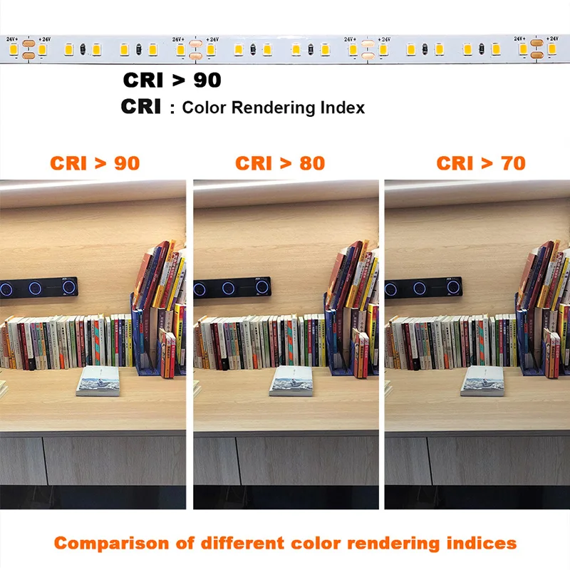 CRI90 شريط واحد 5 متر 10 متر 15 متر 20 متر 25 متر 30 متر شرائط ليد طويلة DC24V شرائط مصباح CRI 90 مرنة كوتابل 5 10 15 20 25 30 متر شريط مصابيح ناعم