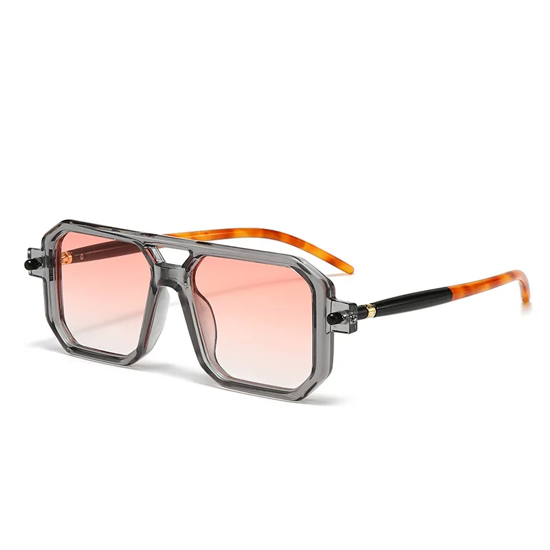 Polygon Sunglasses Rectangle Fashion Popular Women Men Shades Square Sun Glasses for Female Male Summer Traveling Glasses