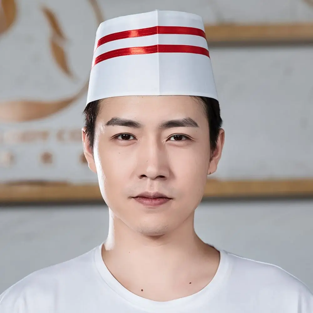 Gorro delantero, gorro de Chef para hombres y mujeres, gorro de trabajo de cocina para restaurante, gorros de barco, gorro de camarero para Catering, gorro de cocina para Hotel