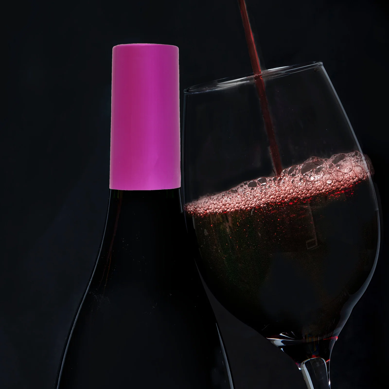 

100Pcs Wine Heat Shrink Cap Film Plastic Wine Bottle Seal for Homebrew Restaurant Use Bottle Film
