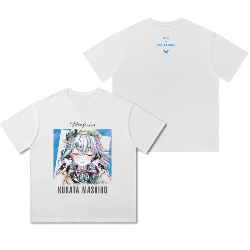 BanG Dream 10th Morfonica T Shirt Women Men Kurata Mashiro Hiromachi Nanami Futaba Tsukushi Cosplay Short Sleeve Graphics Tees