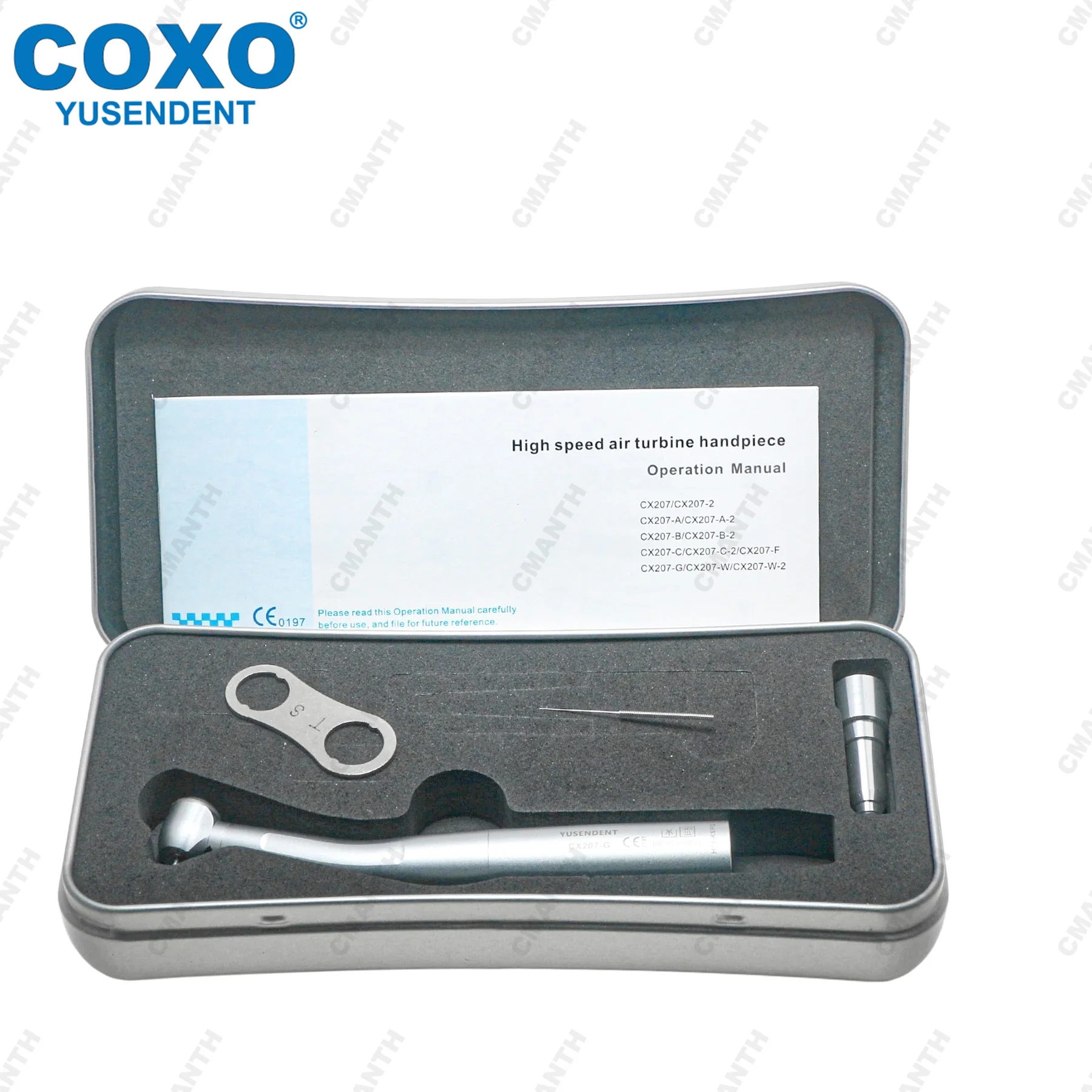 COXO Handstück Dental-Turbine Faseroptik Hochgeschwindigkeits-Handstück 6-Pin-Kupplung Passend für KAVO NSK Sirona Zahnarztwerkzeuge CX207 G – Detail 2