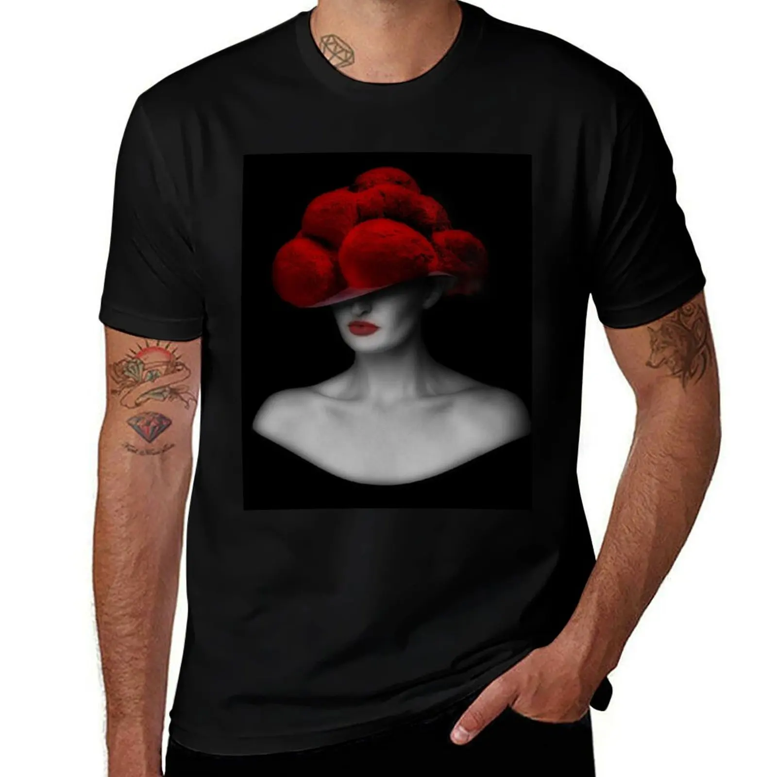 

Black Forest Lady 1.0 T-Shirt Blouse blue lock mens designer clothes