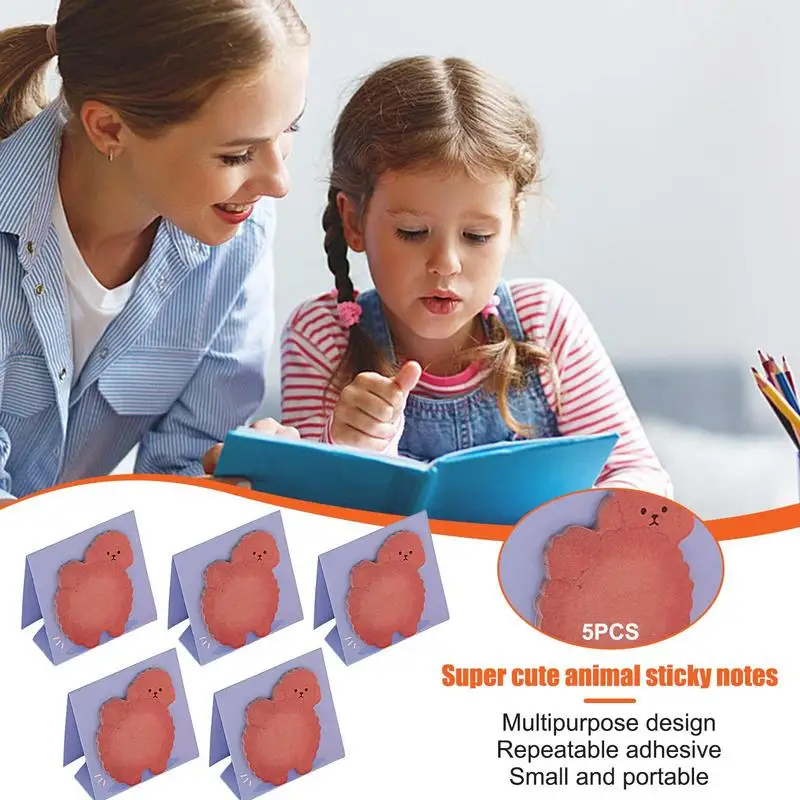 ملاحظات لاصقة على شكل حيوانات للأطفال ، وسائد مذكرات ذاتية اللصق ، وسائد ملاحظات لطيفة للطلاب ، وثلاجات طاولة القهوة المنزلية ، وكتاب عمل الكتب المدرسية ، و 5 *