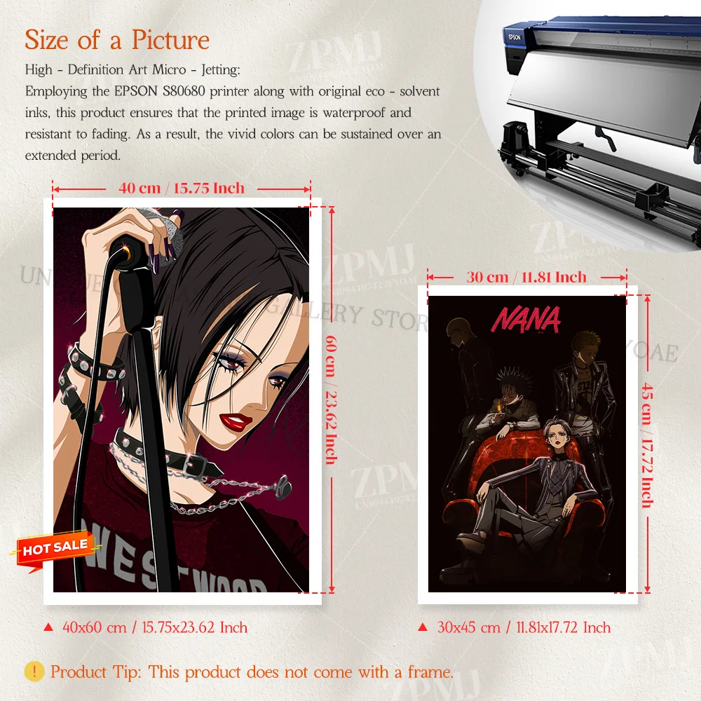 Klassische Anime NANA Leinwand HD Drucke Malerei Kawaii Nana Osaki Figuren Wand Kunst Poster Hause Dekoration Bilder Für Wohnzimmer – Detail 3