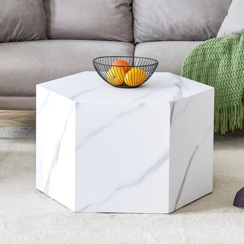 Modern MDF Coffee Table with Textured Design for Stylish and Durable Living Room Decor