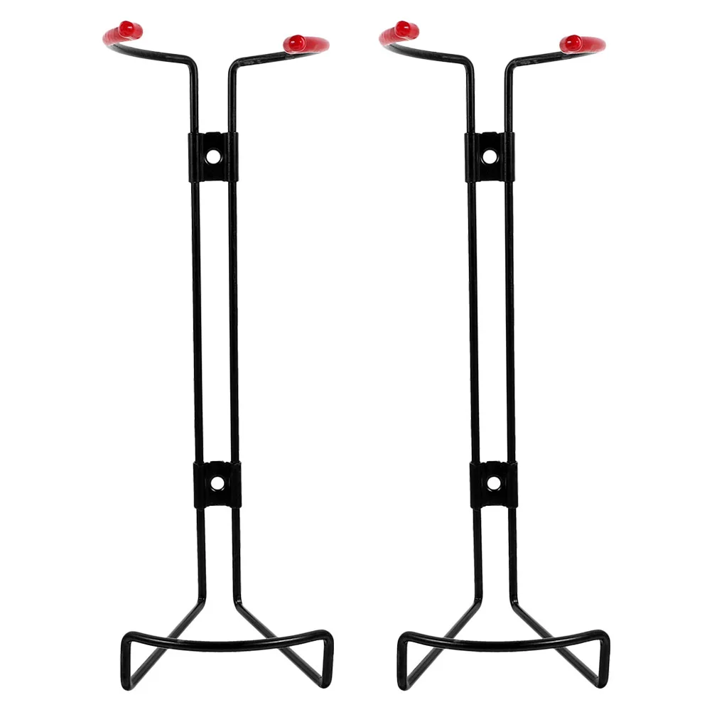 Cabide De Parede Do Extintor De Incêndio, Ganchos Pendurados, Montagens Rack, Parafuso Suporte De Aço, 2 Pcs