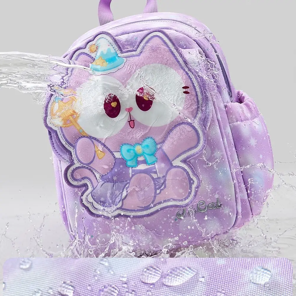 Sac à dos de dessin animé de grande capacité pour enfants, sac créatif pour enfants, sac à dos pour la maternelle, chat mignon, nouveau