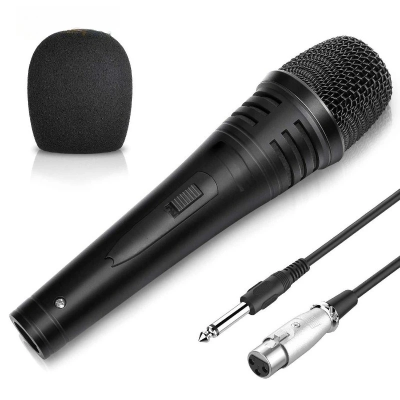 

Miniature 3.5 Microphone Cannon Handheld Karaoke Dynamic Tone Song Metal Hot Selling Microphone