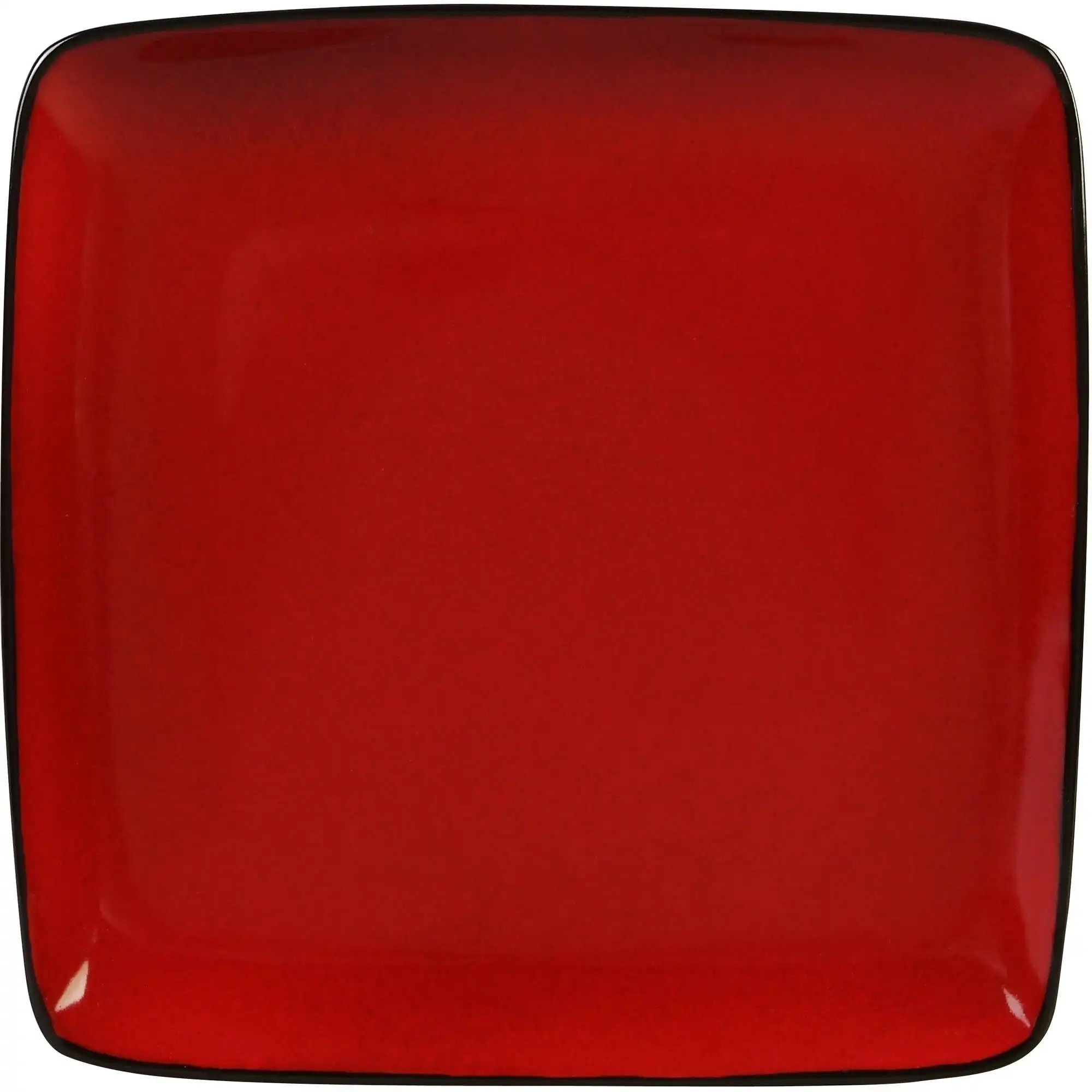 Rave Square Dinnerware, Rot, 16er-Set