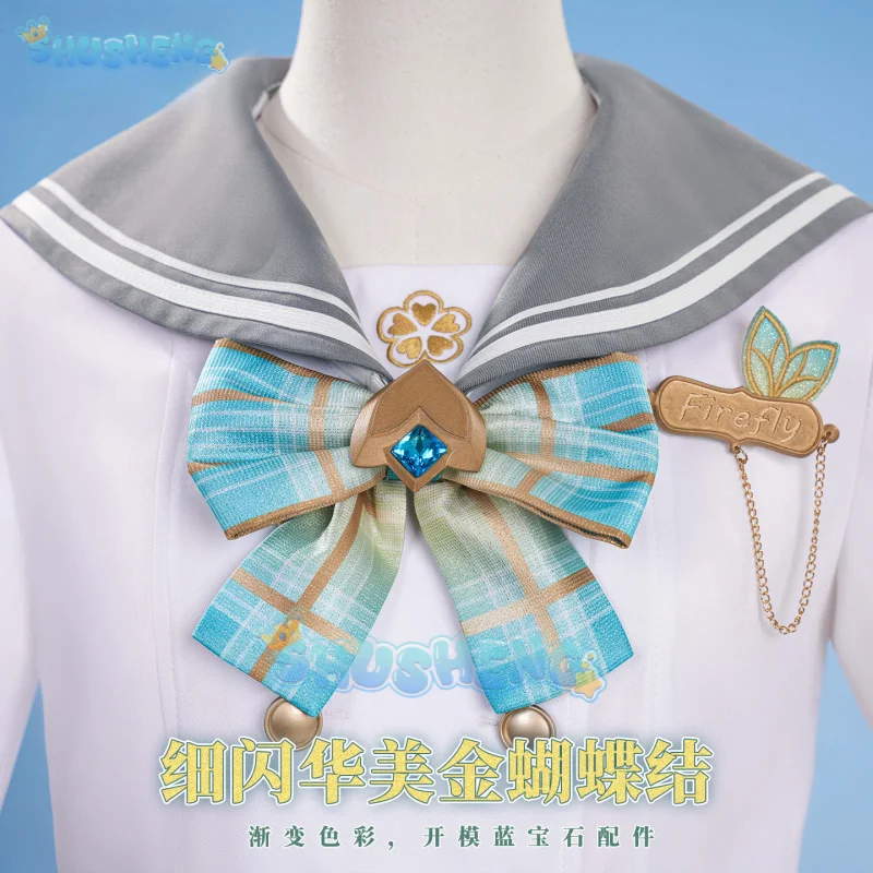 Honkai：Star Rail Firefly Spring Gift Cosplay Costume Uniform Halloween Carnival Party Christmas Play Role Clothes Clothing