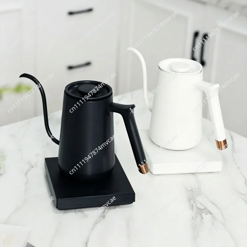 Coffee temperature control pot, household hand-brewed coffee pot, stainless steel kettle, tea temperature control pot