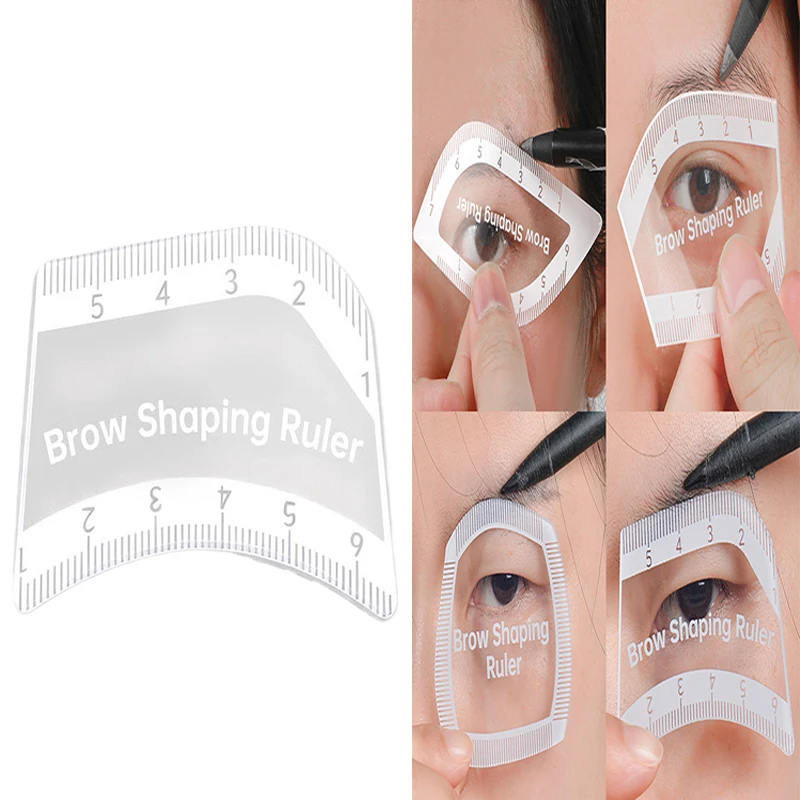 

1 шт., линейка для картирования бровей, линейка для формирования бровей, 1 минута, быстрый рисунок, дизайн для бровей, легкий инструмент, трафареты для микроблейдинга и перманентного макияжа