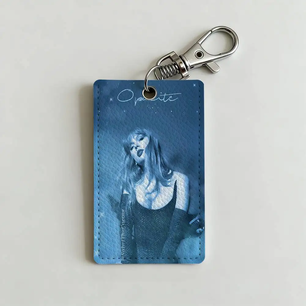 Opalite Singer T-Taylor Badge Holder Keychain For Bank Business Work Card Holder Student Card Protective Case Bus Card