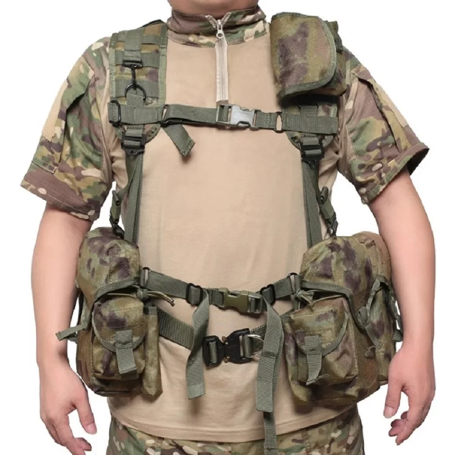 Imagem -05 - Replica Tactical Multifuncional Carrying Camo Vest Exército Peito Rig Força Especial Russo